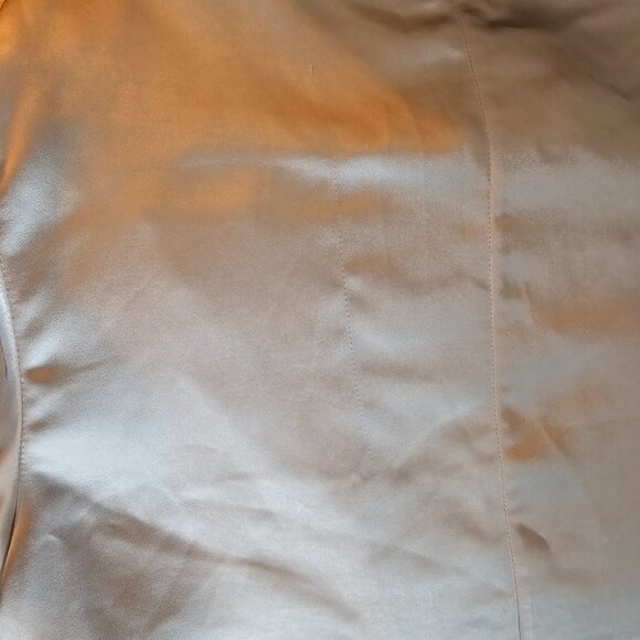 LPA Candy Tie front Top Satin Ouff sleeves size L - Picture 11 of 12